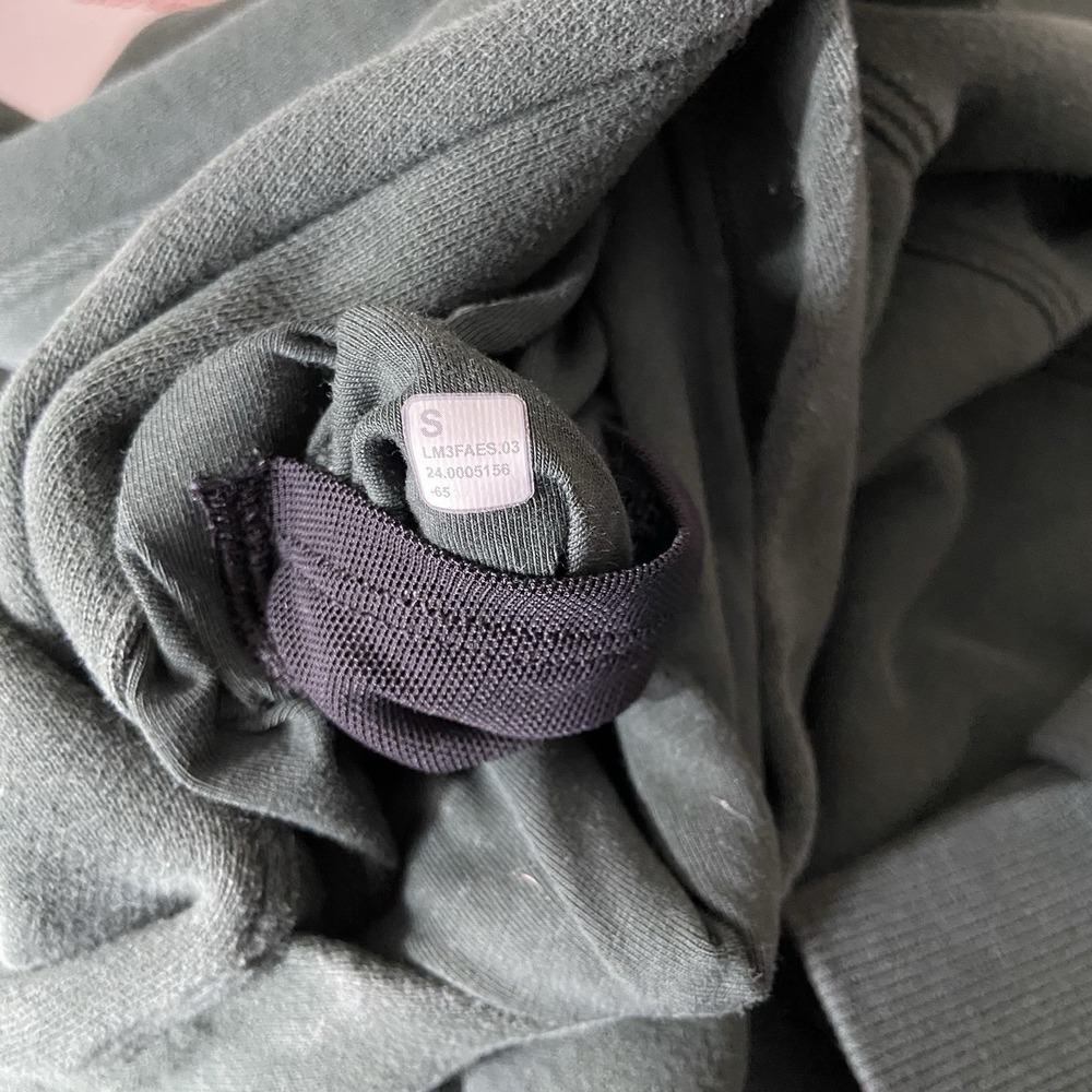 Lululemon Hoodie men's Small Steady State Pullover Sweatshirt Green Fleece Cozy - Picture 6 of 13
